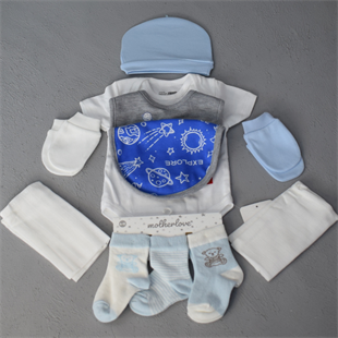 Erkek Bebek Hediyelik Yenidoğan Takım Set