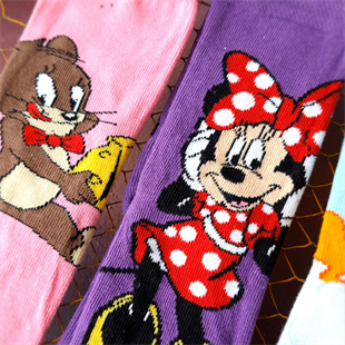 3 lü Figürlü Kız Çocuk Çorap Set