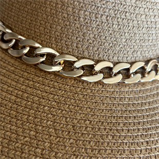 Kadın Camel Hasır Plaj Şapkası