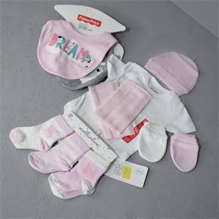 Kız Bebek Yenidoğan Hediyelik Takım Set