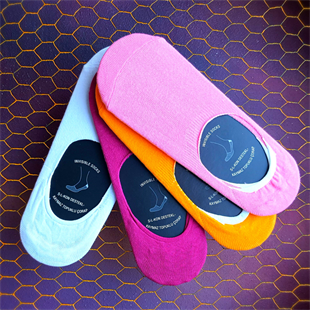 Renkli Babet Çorap Set 4' lü Takım