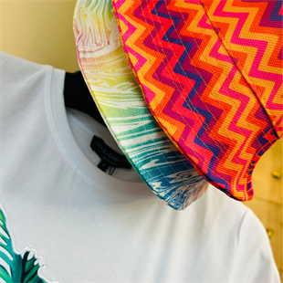 Renkli Neon Bucket Şapka