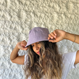 Soft Mor Mevsimlik Bucket Şapka 