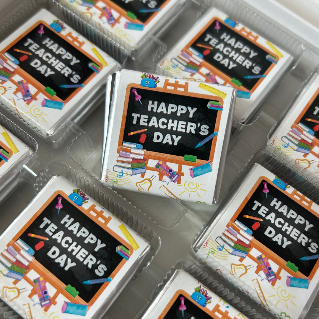 Happy Teacher's Day Öğretmenler Günü Hediyesi Çikolata