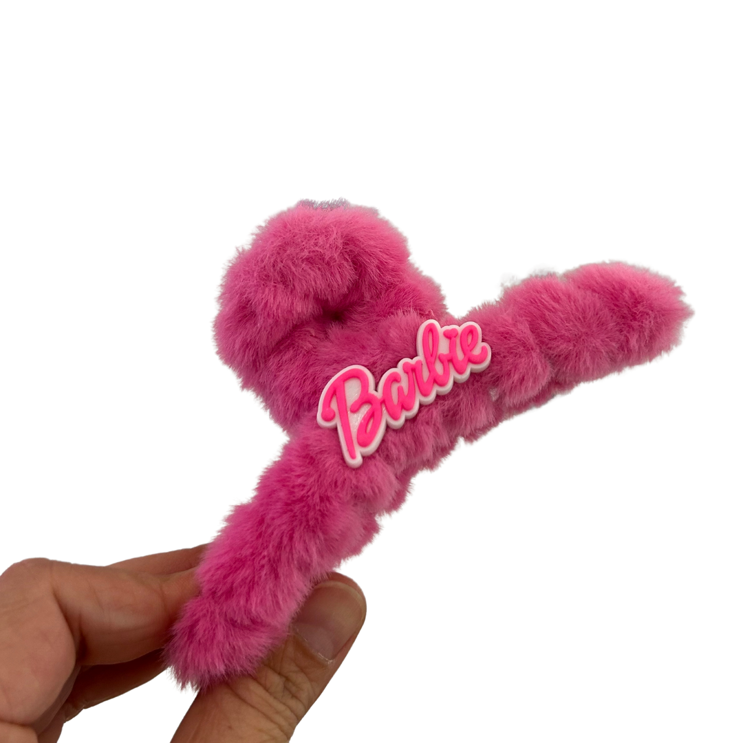 Peluş Pembe Barbie Toka 