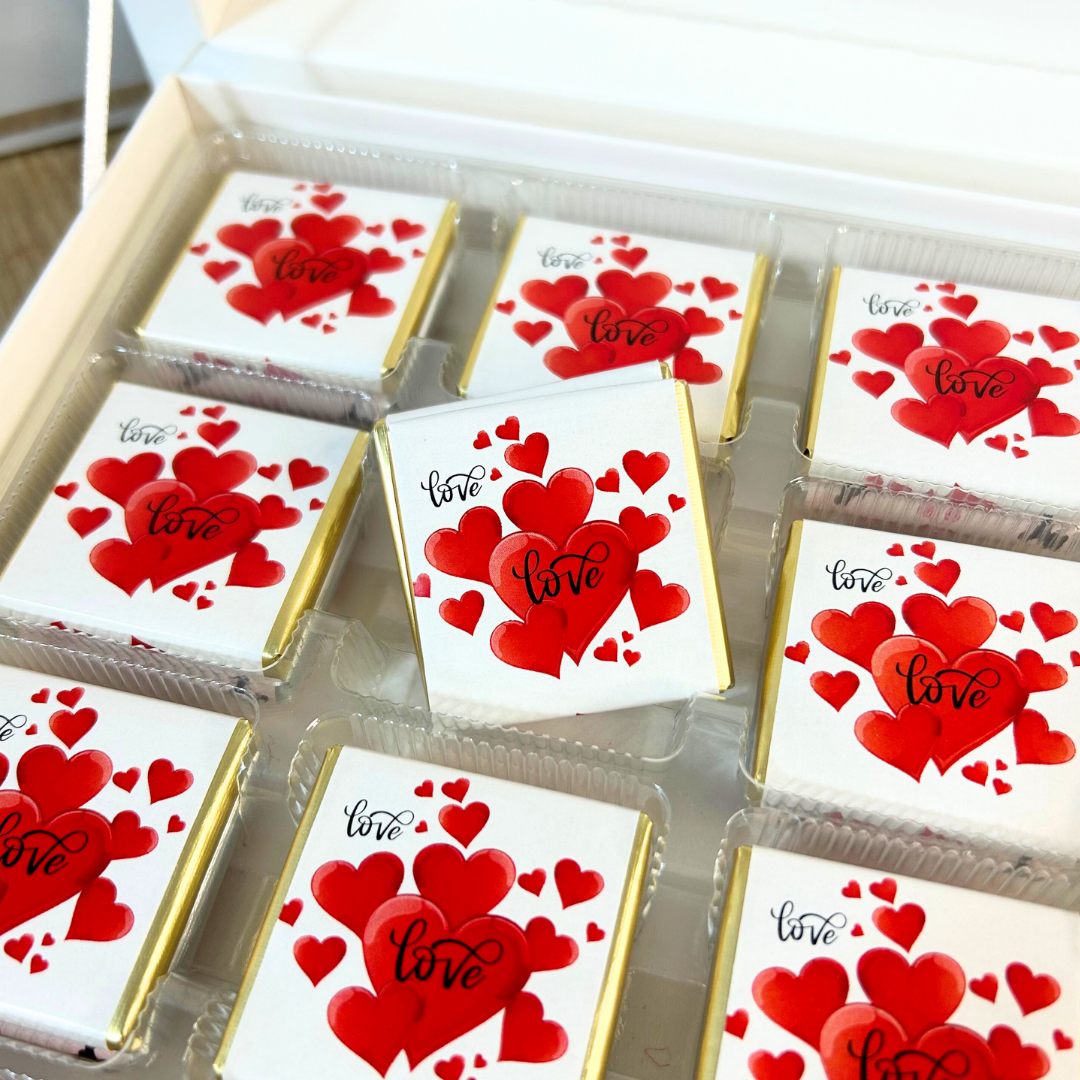 Red Love Kırmızı Kalpli Çikolata 