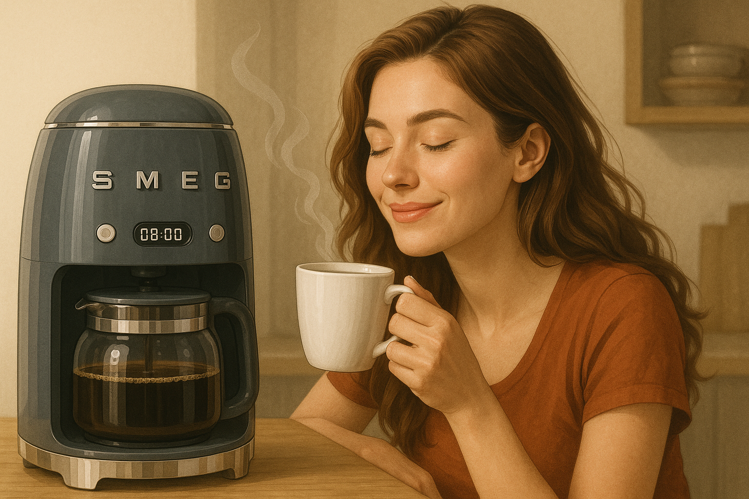 SMEG Filtre Kahve Makinesi ile Filtre Kahve Demlemek