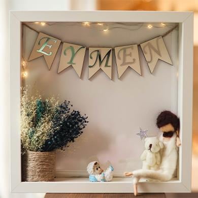 Bebek Odası Çerçeve - Kapı Süsü