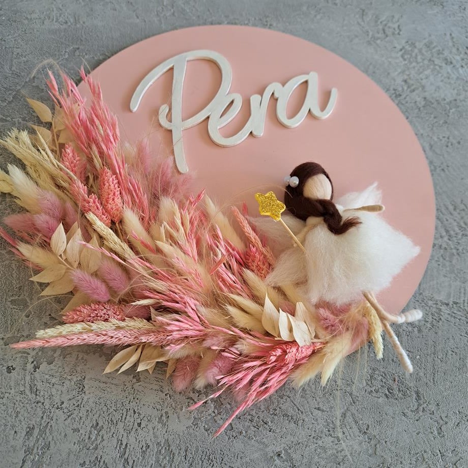 Kız Bebek Kapı Süsü