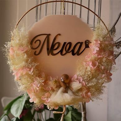 Metal Halkalı Bebek Kapı Süsü