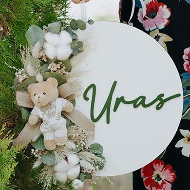 Okaliptus Süslemeli Kapı Süsü