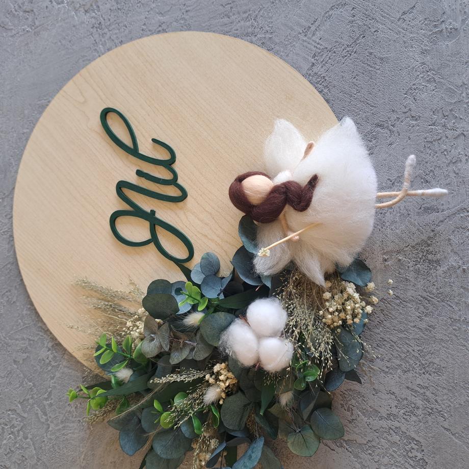 Okaliptus ve Pamuk Model Kapı Süsü