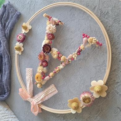 Çiçek Harfli Kapı Süsü