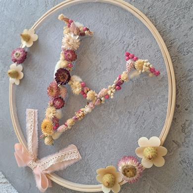 Çiçek Harfli Kapı Süsü