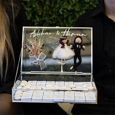 Gelin Damat Figürlü Çikolata