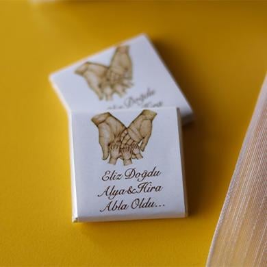 İsme Özel Dökme Bebek Çikolatası