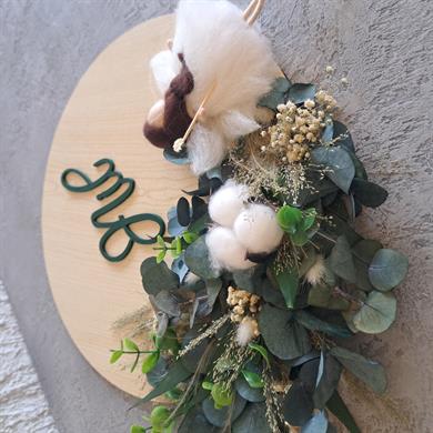 Okaliptus ve Pamuk Model Kapı Süsü