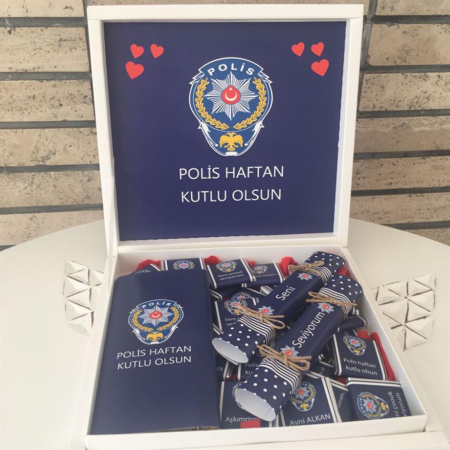 Polise Hediye Çikolata Paketi