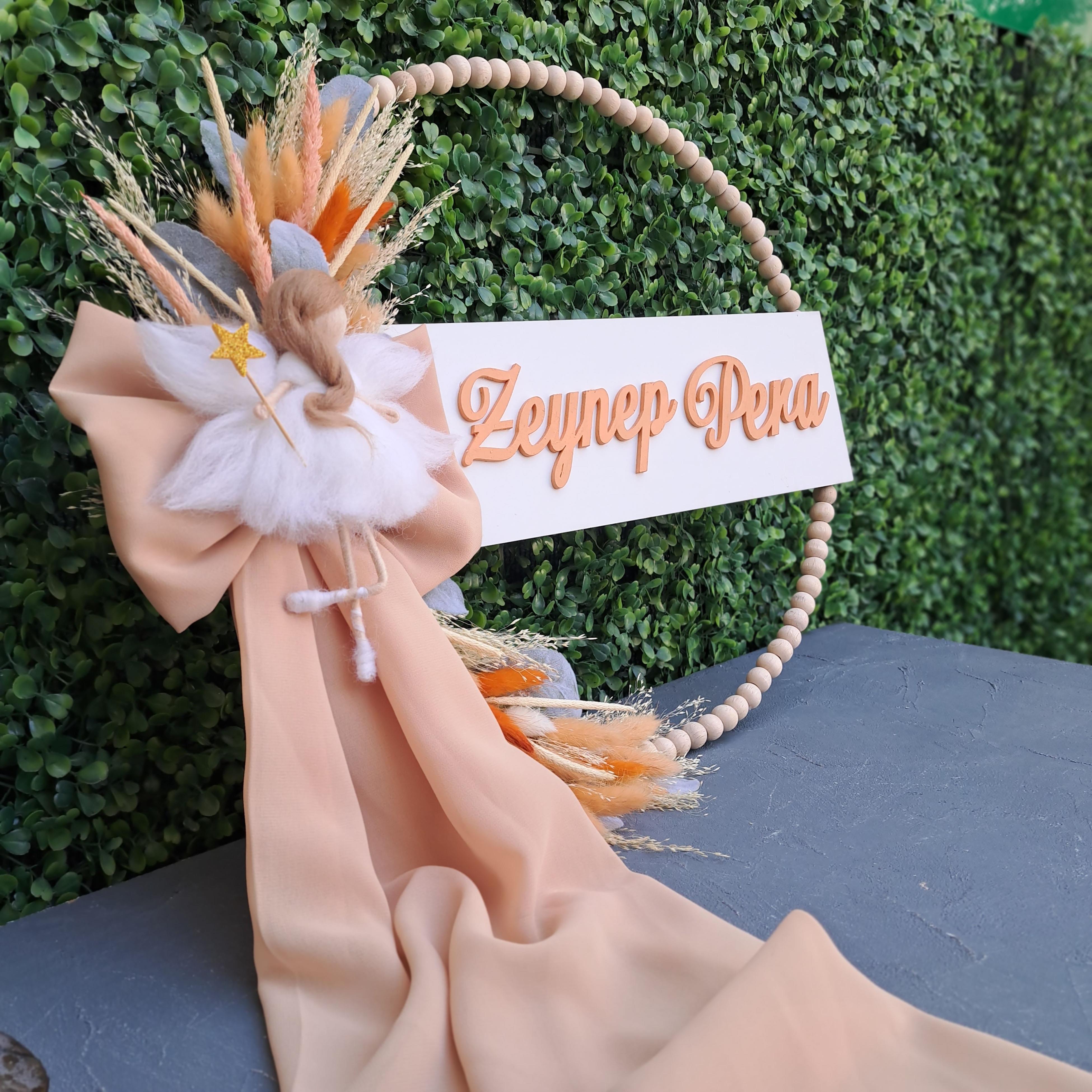 Turuncu Renkler Kapı Süsü