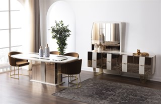 Soho Ekru Yemek Odası
