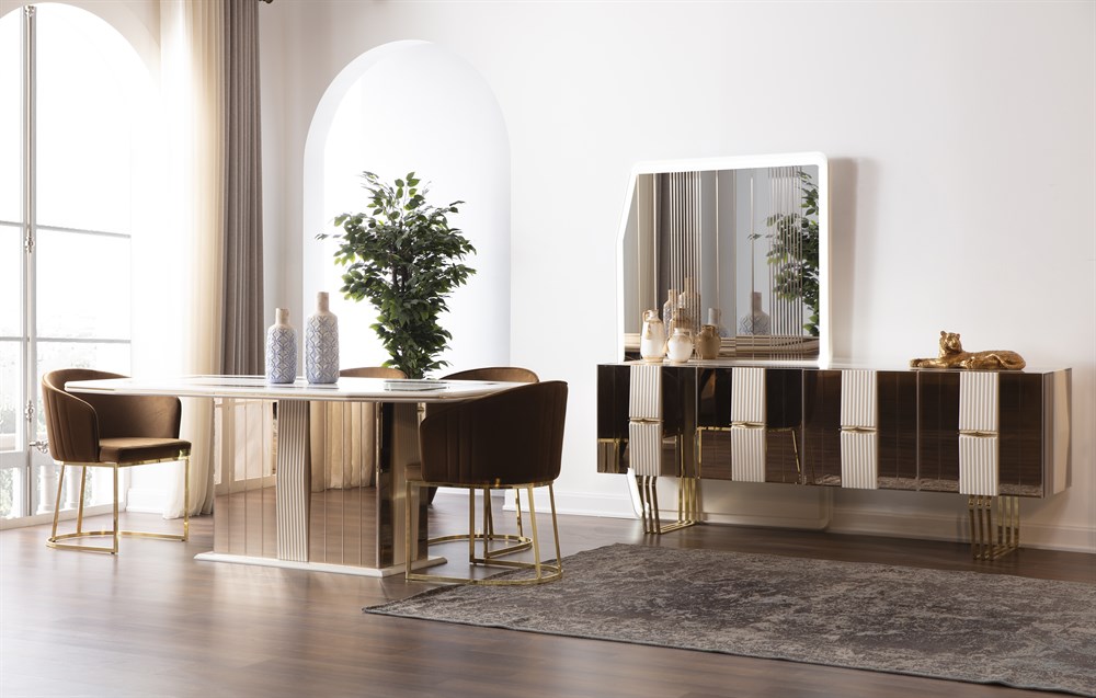 Soho Ekru Yemek Odası