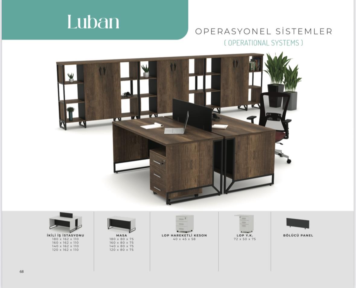 Luban Work Statıon Ofis İş İstasyonu