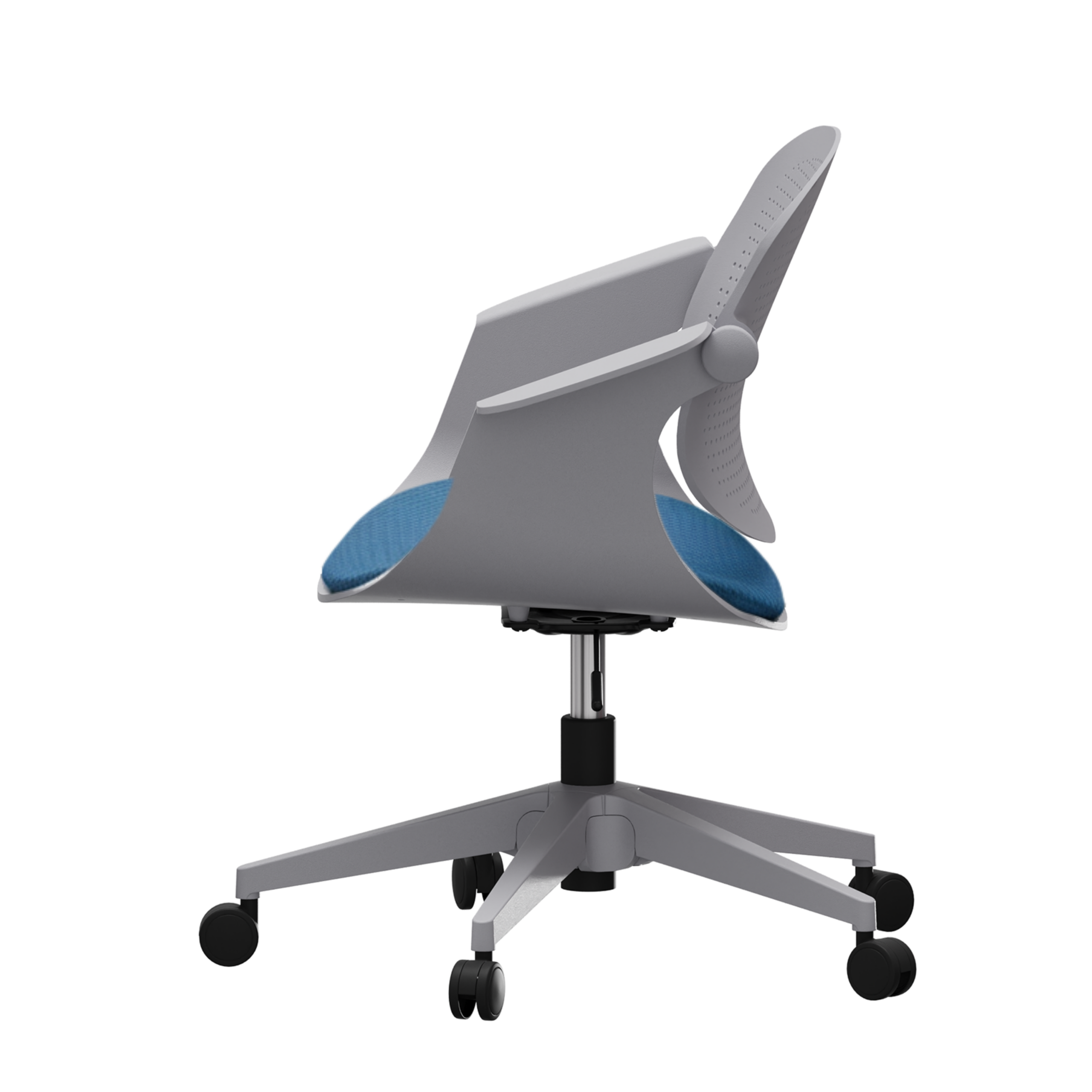 Sisa Modern Çalışma Koltuğu | Ergonomik, Tekerlekli, Renk Seçenekli Ofis Sandalyesi - Mavi