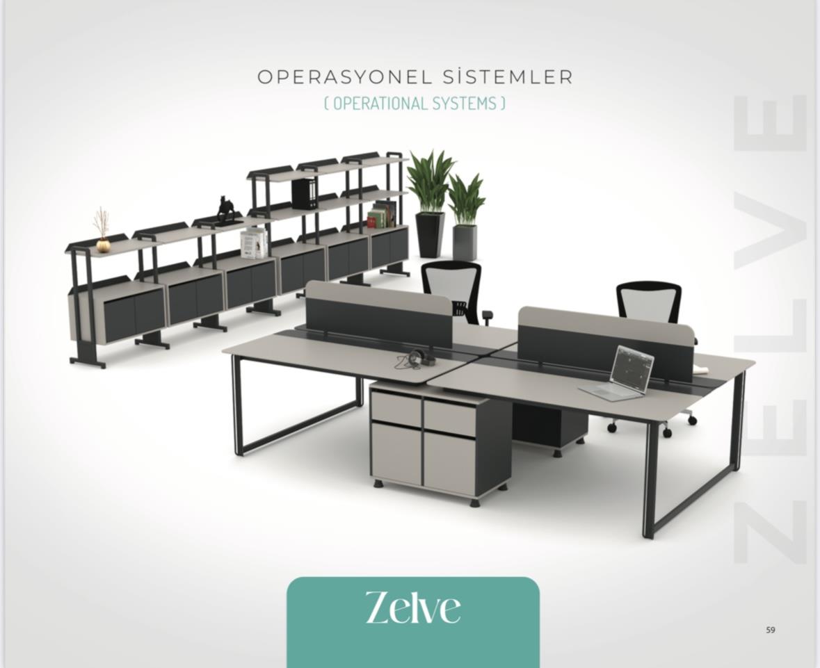 Zelve Work Statıon Ofis İş İstasyonu