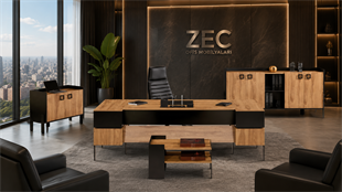 Alin Yönetici Takımı | Modern Metal Ayaklı Yönetici Ofis Takımı – Zec Ofis