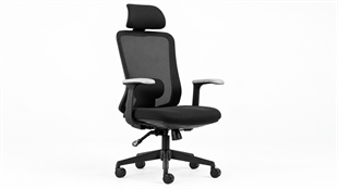 Belle 3 Yönetici Koltuğu | Ergonomik Fileli, Ayarlanabilir Başlık ve Bel Destekli, Çift Kollu Tilt Mekanizmalı