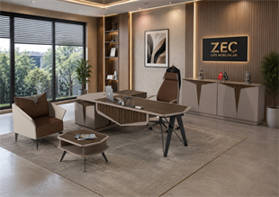 Diagonal Yönetici Takımı | Modern ve Premium Makam Ofis Mobilyası | ZEC Ofis