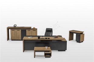 Didim Yönetici Takımı | Modern Ahşap Makam Ofis Takımı - Zec Ofis