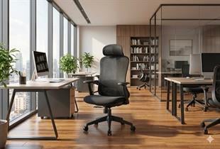 Ferrara Tam Ergonomik Kumaş Yönetici ve Ofis Koltuğu - Siyah (İthal Seri)