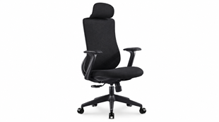 Lucca İthal Ergonomik Yönetici Koltuğu | Siyah Gövde & Siyah Kumaş