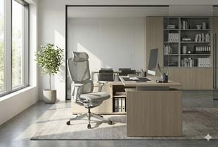 Rimini Premium Gri Ergonomik Yönetici Koltuğu | 3D Hareketli Kolçak & Alüminyum Ayak