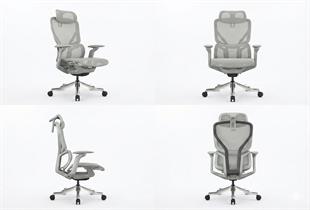Rimini Premium Gri Ergonomik Yönetici Koltuğu | 3D Hareketli Kolçak & Alüminyum Ayak