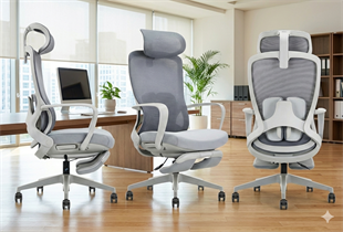 Siena Grey Ayak Uzatmalı İthal Ergonomik Yönetici Koltuğu