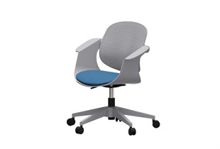 Sisa Modern Çalışma Koltuğu | Ergonomik, Tekerlekli, Renk Seçenekli Ofis Sandalyesi - Mavi