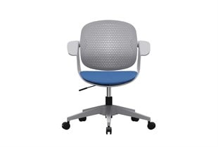 Sisa Modern Çalışma Koltuğu | Ergonomik, Tekerlekli, Renk Seçenekli Ofis Sandalyesi - Mavi