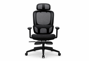 Smart Ergonomik Yönetici Koltuğu | 3D Kol Ayarlı, Ayak Uzatmalı, File Sırt