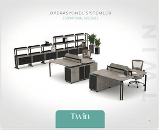 Twin Work Statıon Ofis İş İstasyonu