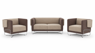 Yena 2+1+1 Ofis Oturma Grubu - Modern Bekleme ve Karşılama Takımı