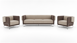 Yena 3+1+1 Ofis Oturma Grubu - Modern Bekleme ve Karşılama Takımı
