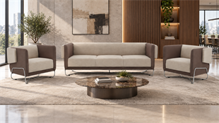 Yena 3+1+1 Ofis Oturma Grubu - Modern Bekleme ve Karşılama Takımı
