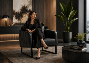 Zadjar Modern Tekli Ofis Koltuğu | Premium Bekleme ve Lounge Koltuğu