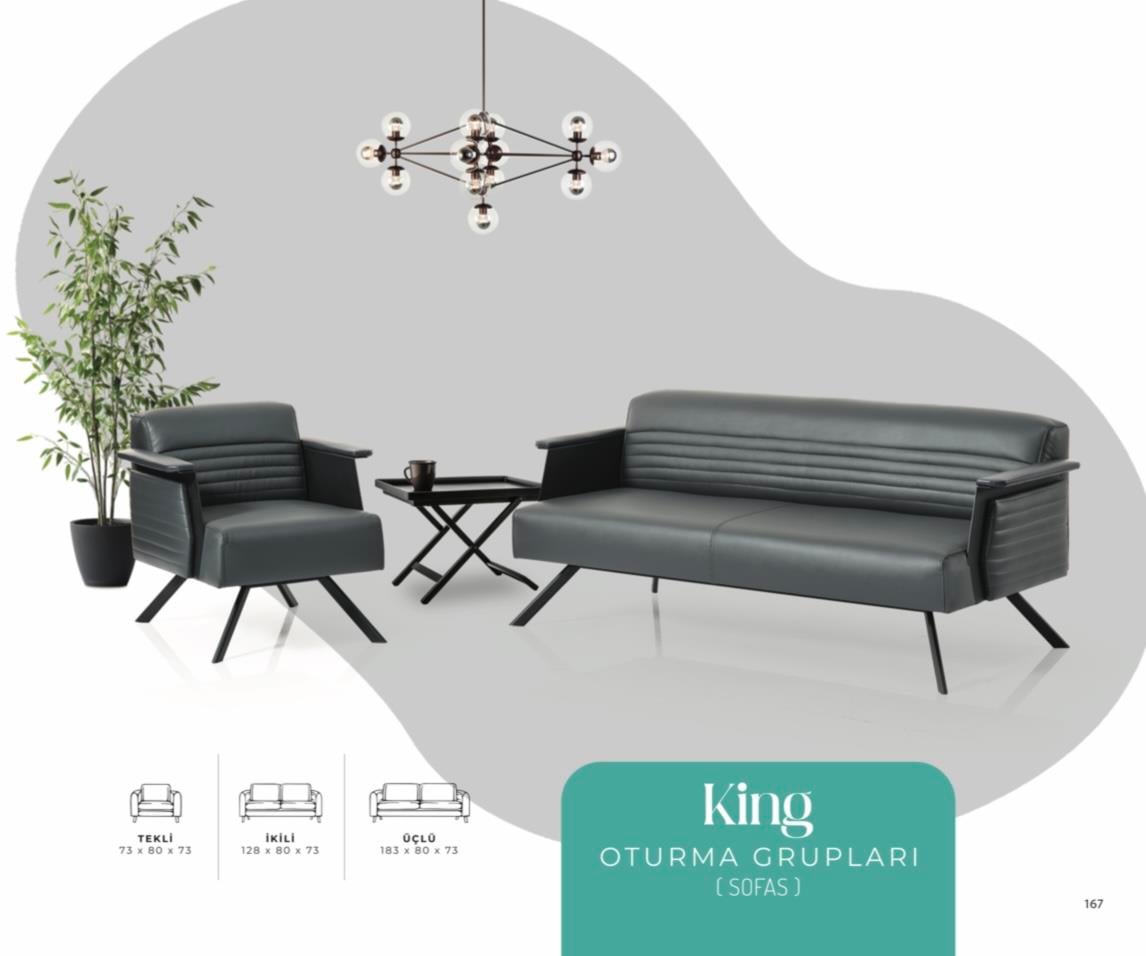 2+1+1 King Premium Ofis Oturma Grubu