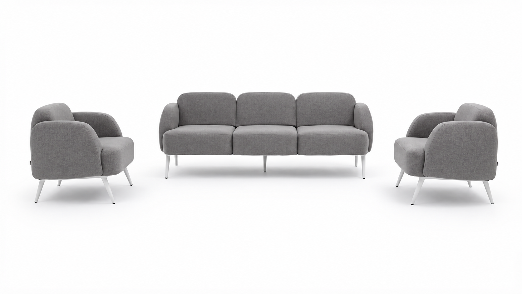 3+1+1 Lucy Modern Ofis Oturma Grubu – Bekleme ve Lobi Kanepe Serisi
