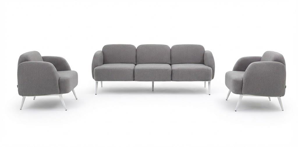 3+1+1 Lucy Modern Ofis Oturma Grubu – Bekleme ve Lobi Kanepe Serisi