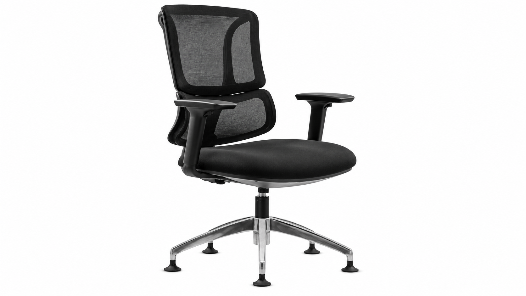 Fank 1 Misafir Koltuğu – Konum Koruyuculu, 3D Kolçaklı, Alüminyum Ayaklı Ergonomik Ofis Koltuğu