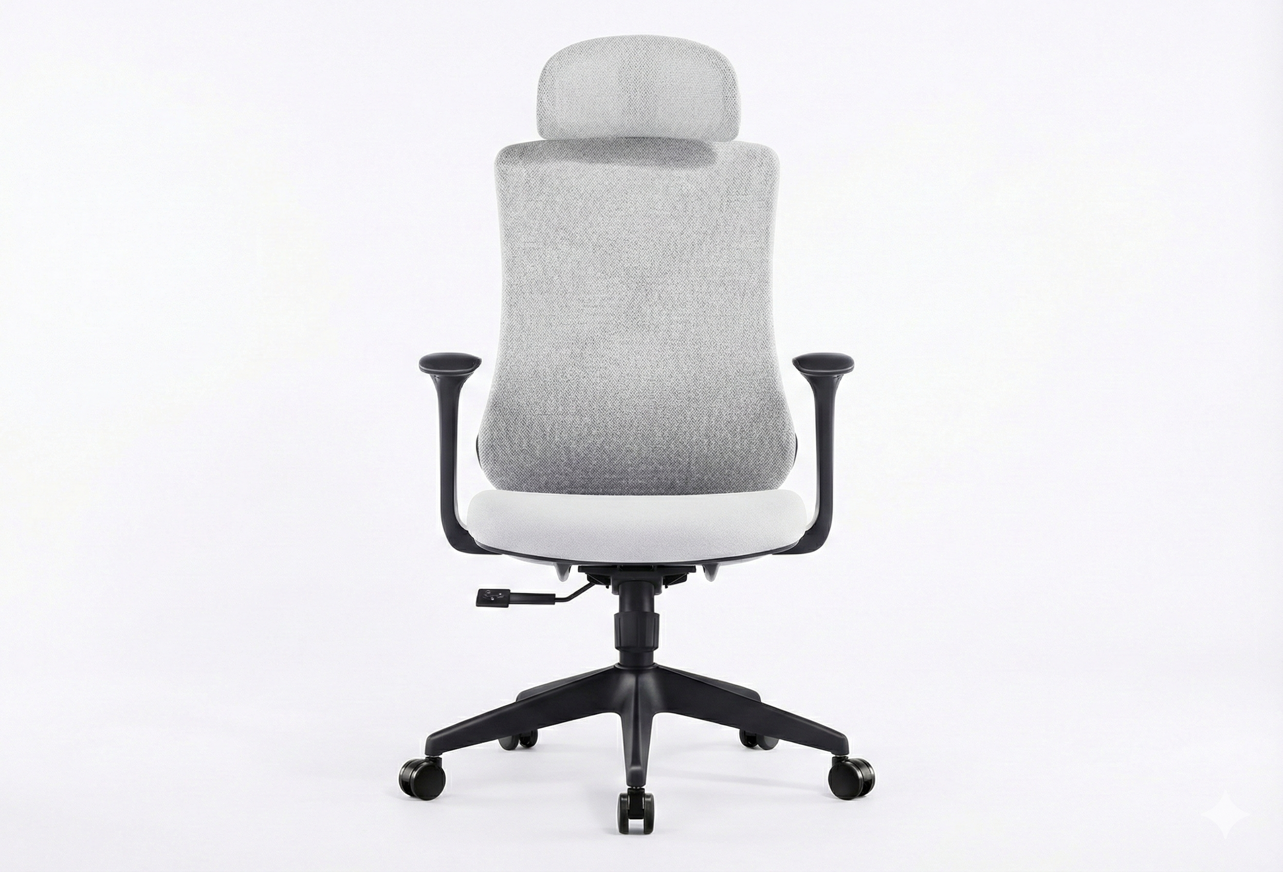 Lucca İthal Ergonomik Yönetici Koltuğu | Siyah Gövde & Gri Kumaş